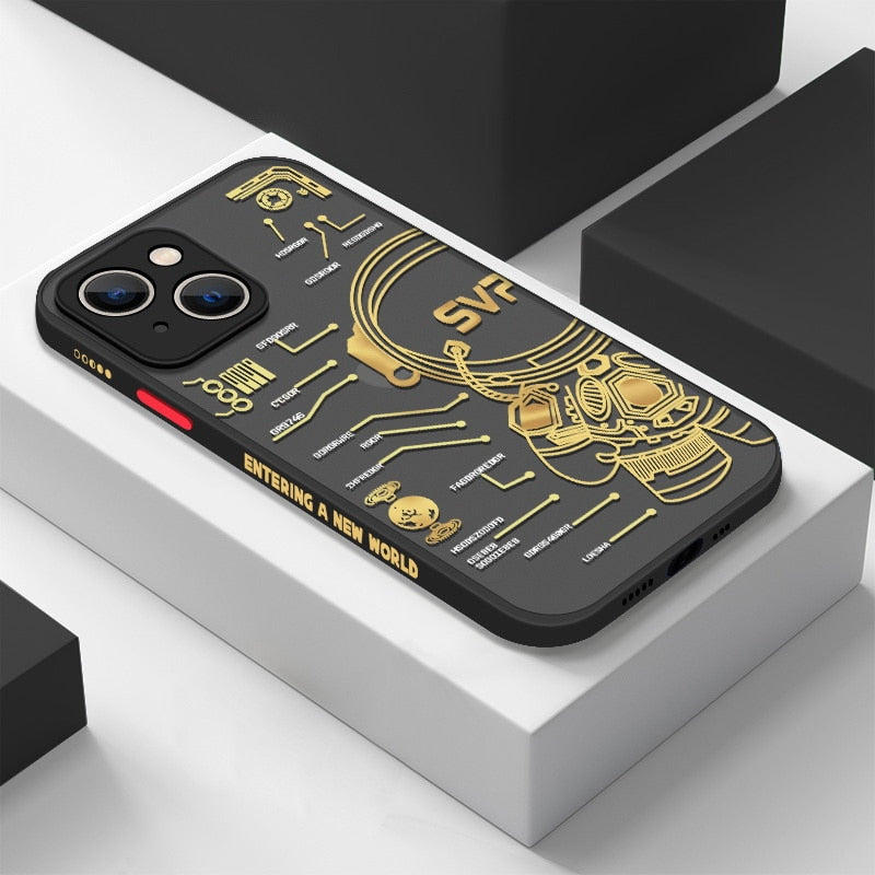 Junips | Space Road Relax Astronaut iPhone Case