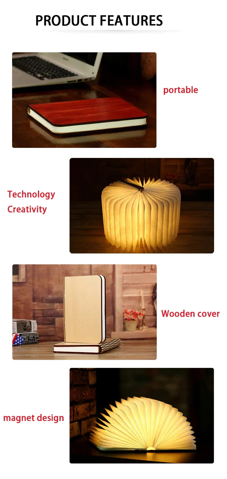 Junips | Creative Book LED Night Light