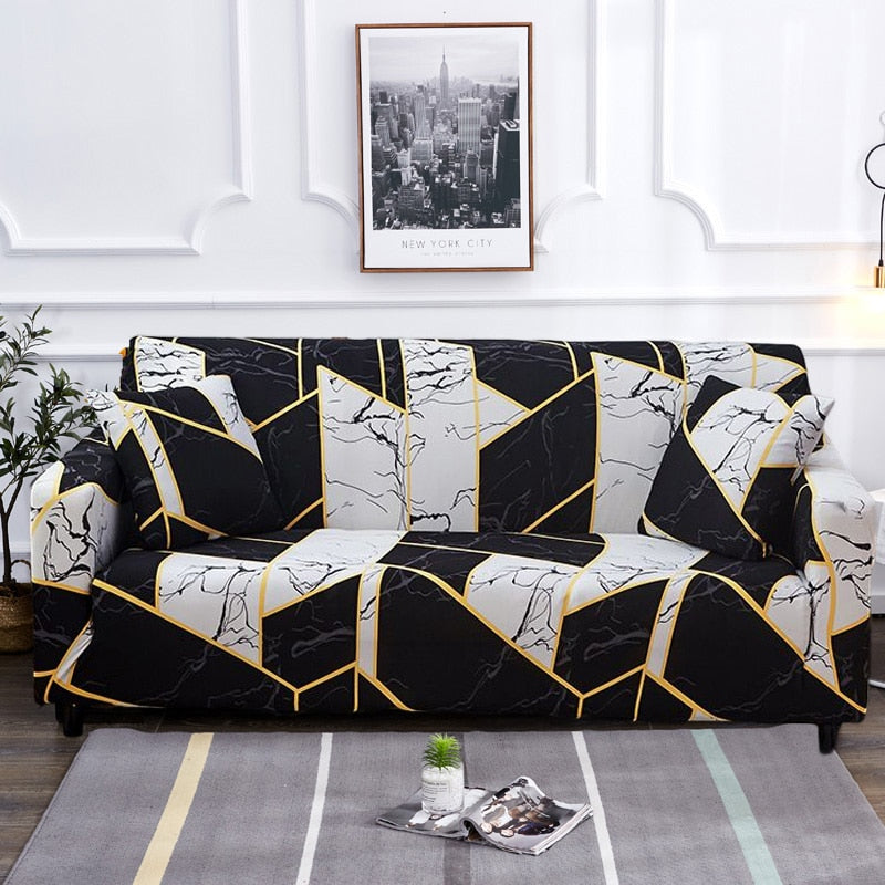Junips | Modern Non-slip Colorful Elastic Sofa Cover