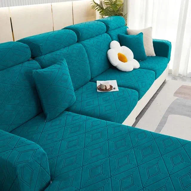 Junips | SlipBliss - Elegant Jacquard Non-Slip Sofa Cover