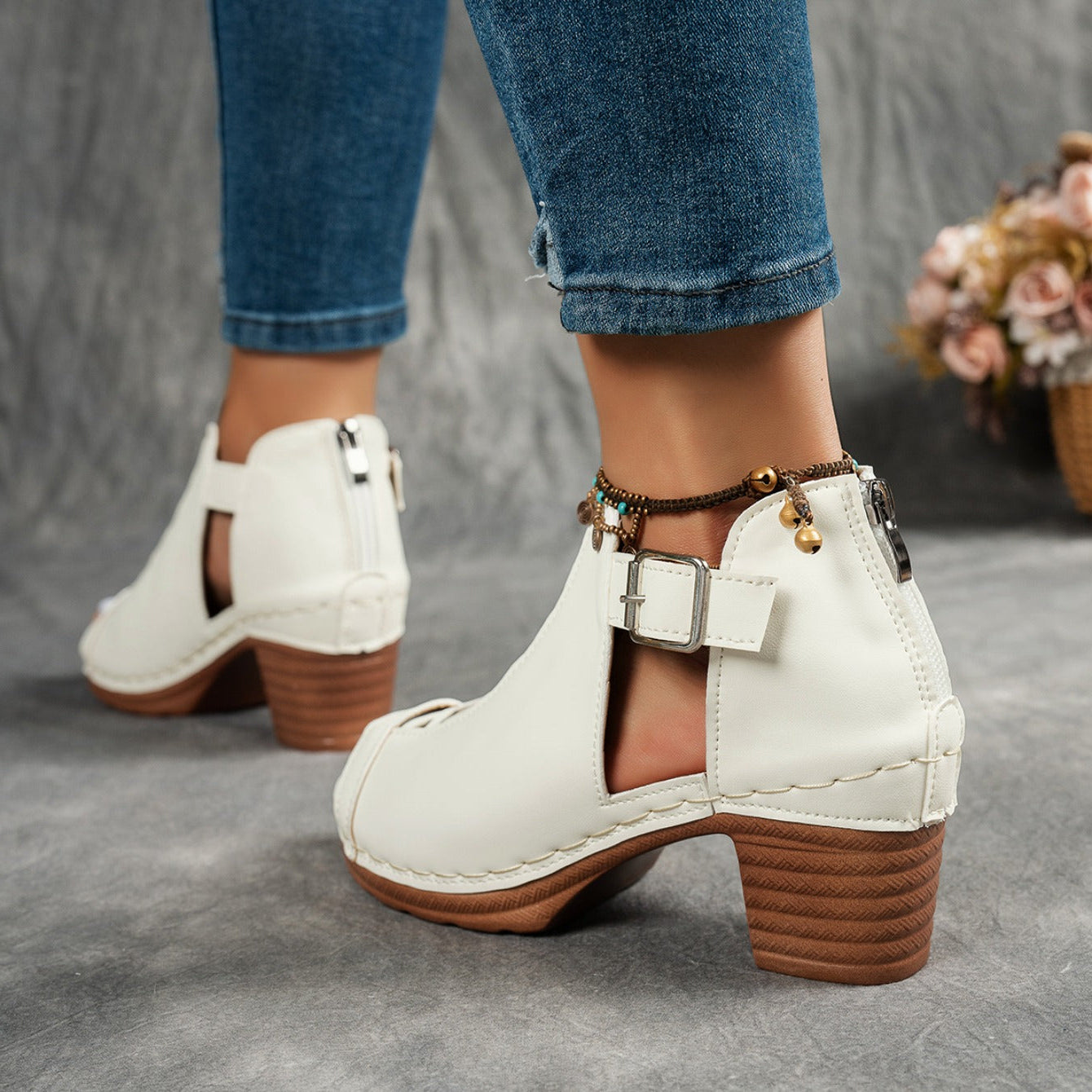 Sienna Cutout Sandals