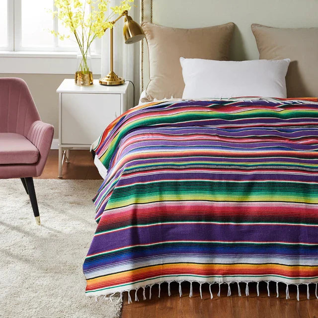 Junips | Colorful Mexican Serape Blanket