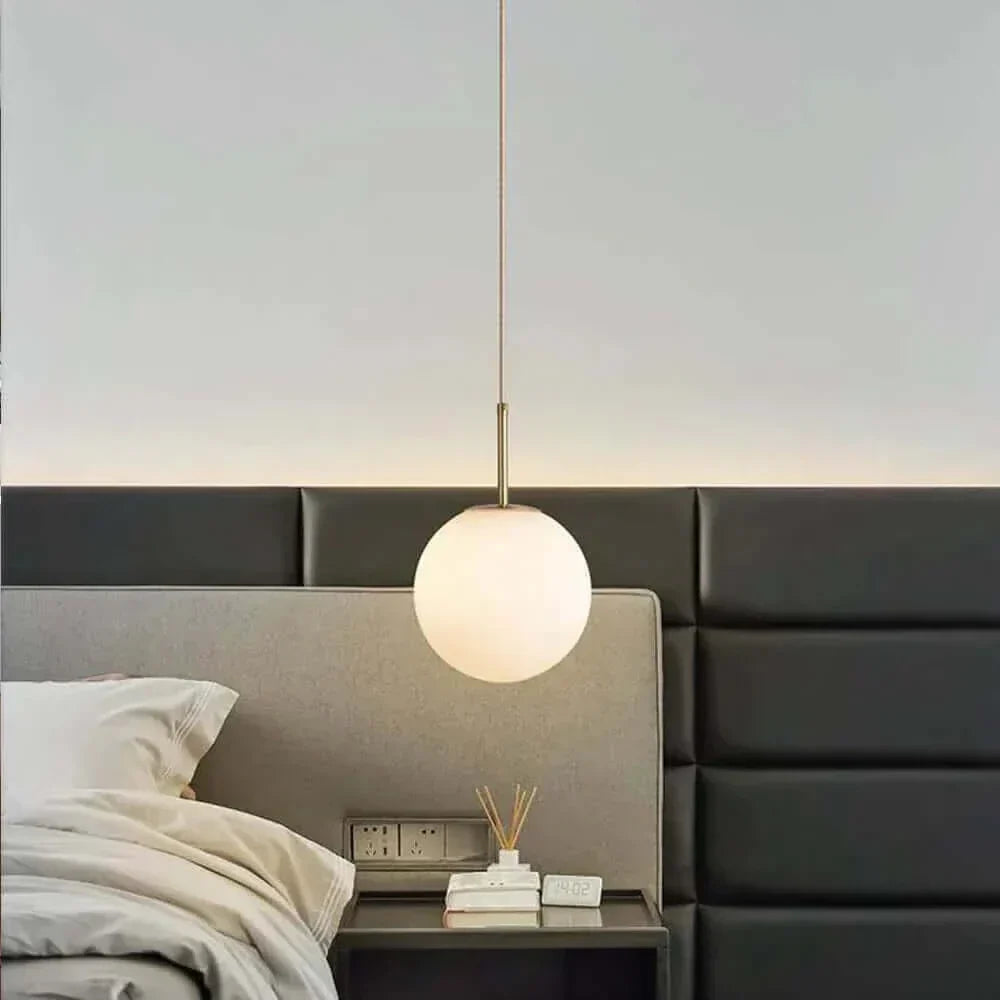 Junips | Mid-Century Modern Glass Ball Pendant Light