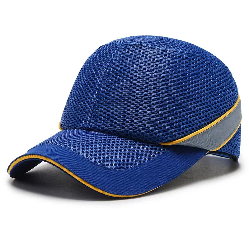 Junips | Red Safety Bump Cap - Helmet with hard ABS inner core for head protection at home, work, and factory