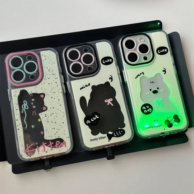 Junips | Glowing Puppy Light-Up iPhone Case