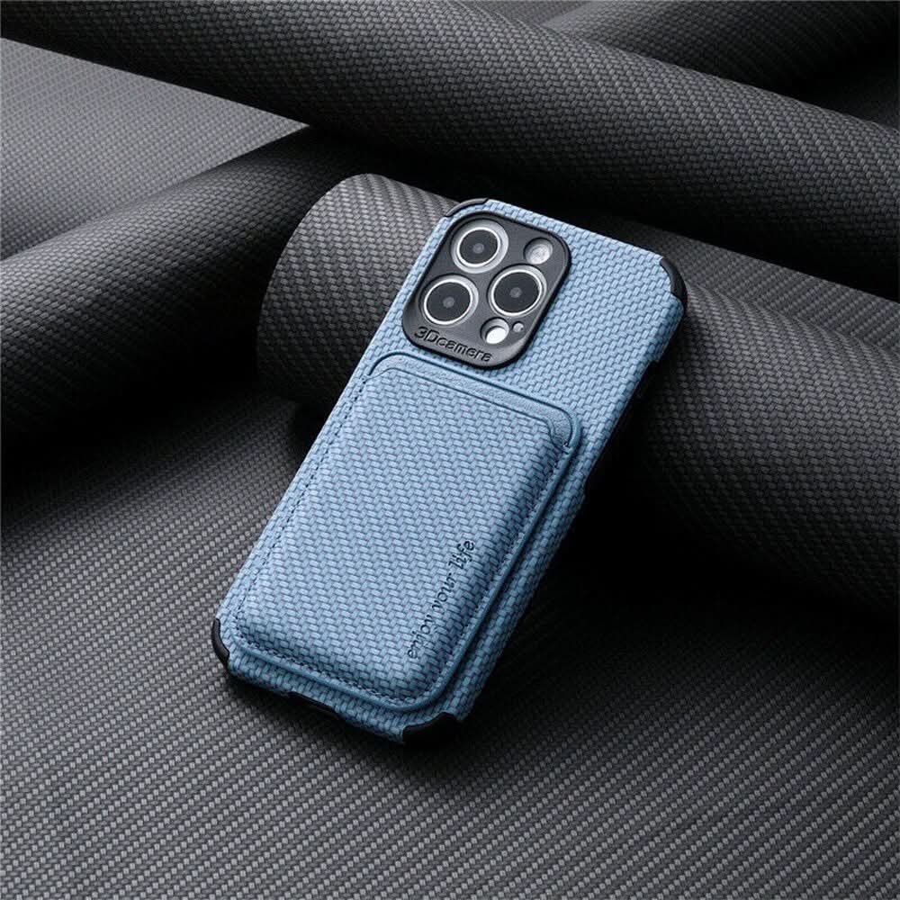 Junips | MagSafe Wallet Phone Case with Carbon Fiber Protection