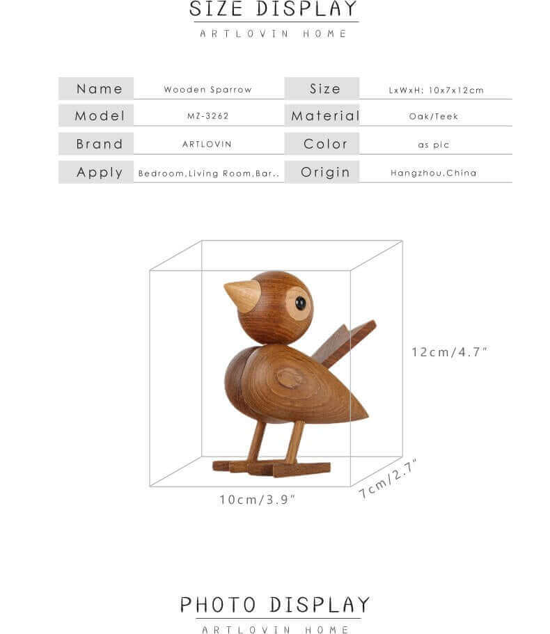 Junips | A little bird told me, Nordic wooden ornament