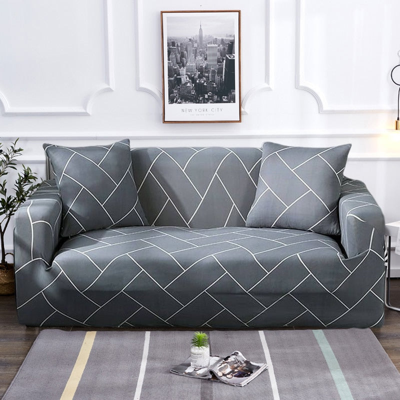Junips | Modern Non-slip Colorful Elastic Sofa Cover