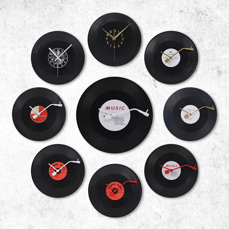 Junips | Musical Vinyl Record Wall Clock