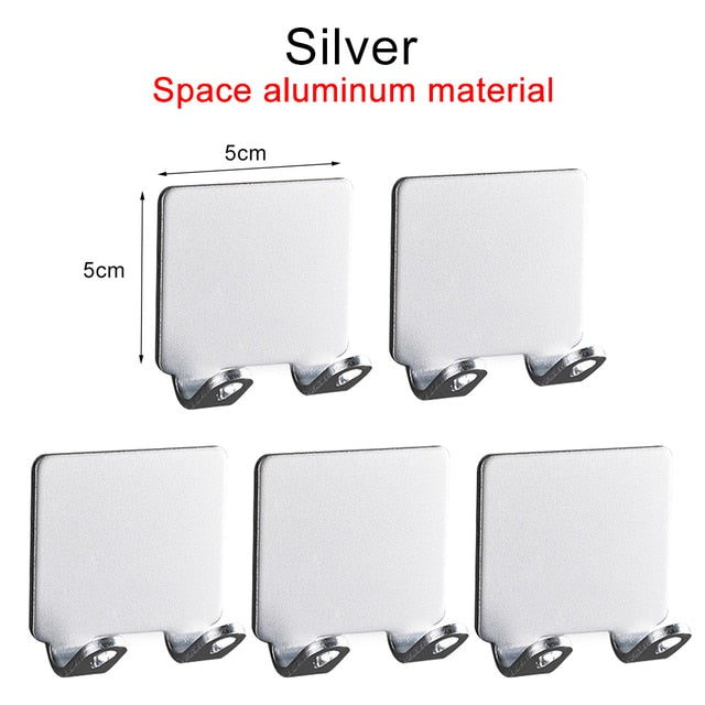 Junips | Punch-free Razor Holder Storage Hook (1/2/3 Pieces) - Wall Mounted Men's Razor Shelf for the Bathroom