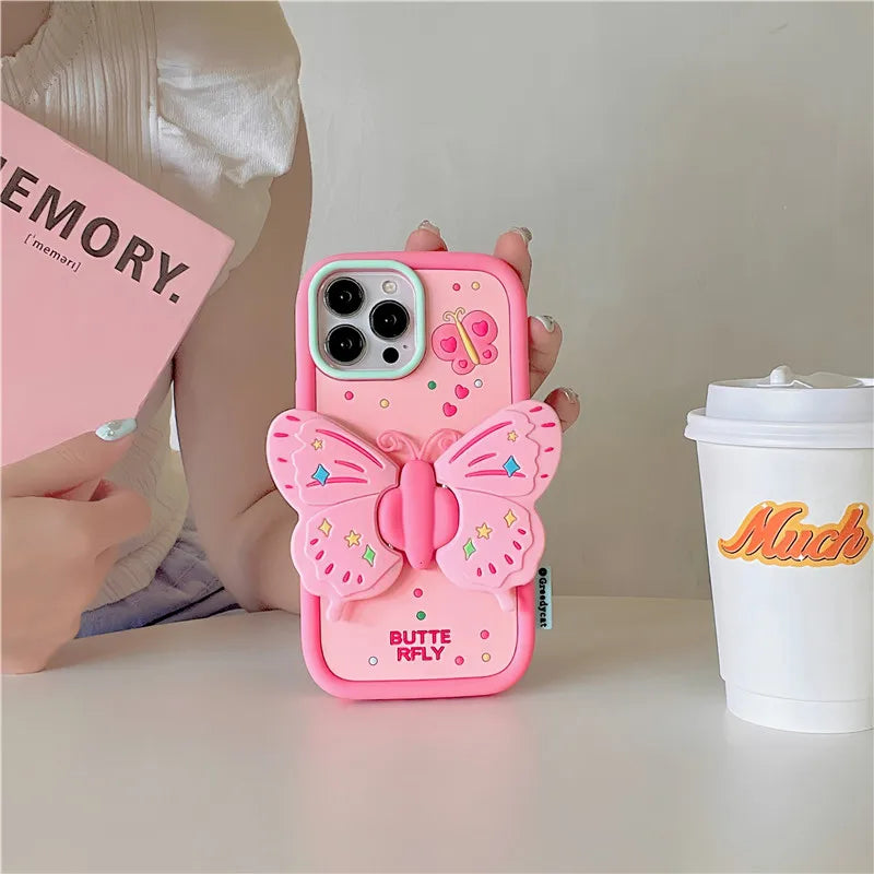 Junips | Lovely 3D Folded Butterfly Shockproof iPhone Case