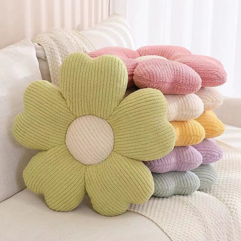 Junips | Fluffy Clover Flowers Pillow