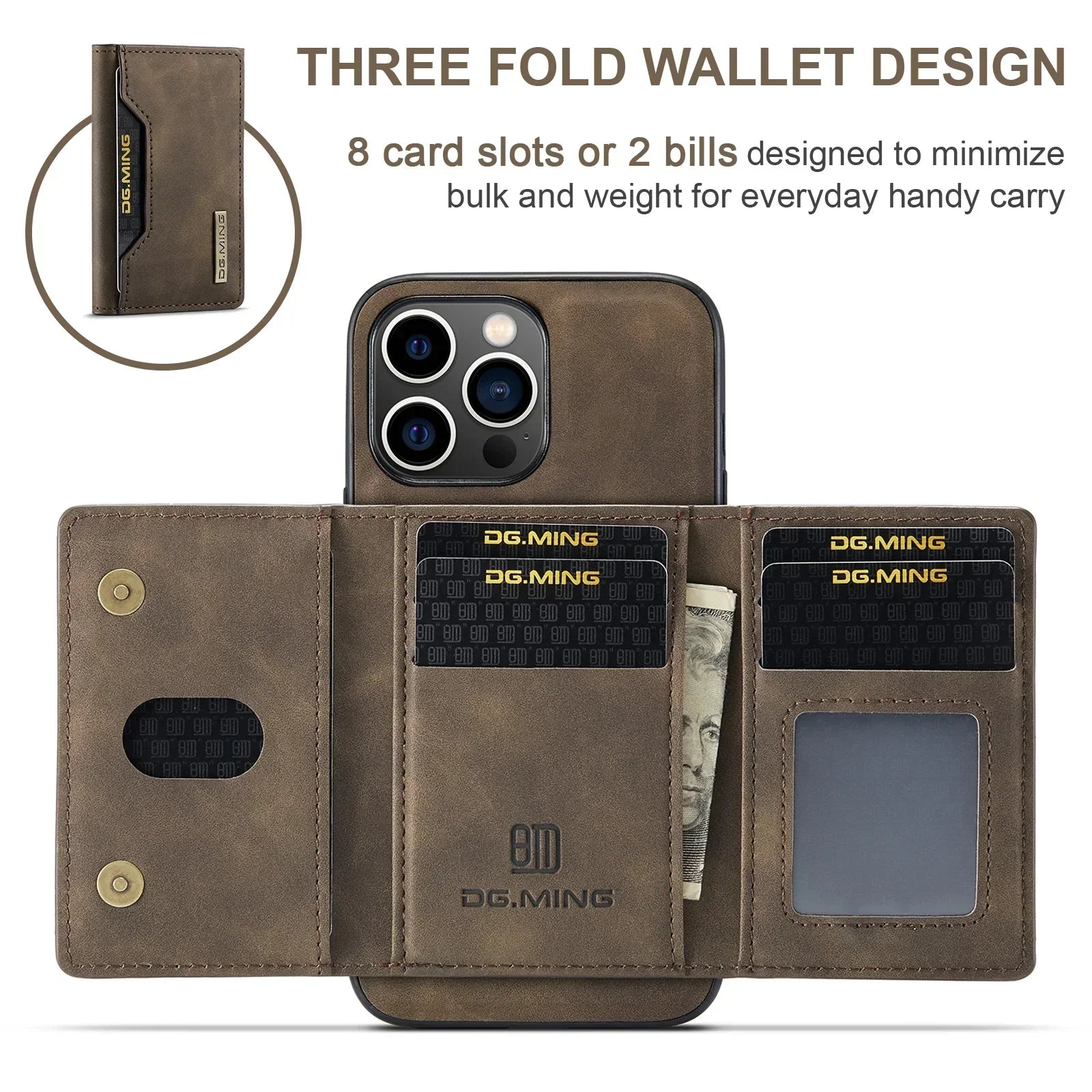 Junips | 2-in-1 iPhone case with detachable wallet