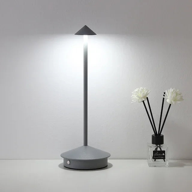 Junips | Rechargeable Table Lamp Creative Dining Room Touch Led Hotel Bar Coffee Pina Pro Table Lamp Decorative Desk Lamp