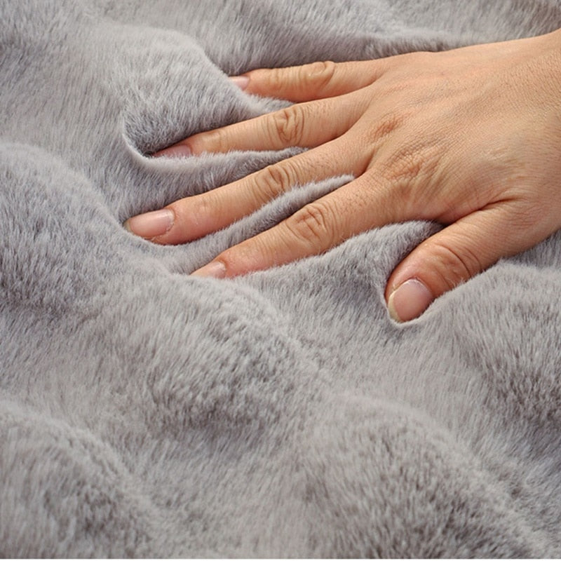 Junips | Snuggly Comfy Plush Sofa Cover