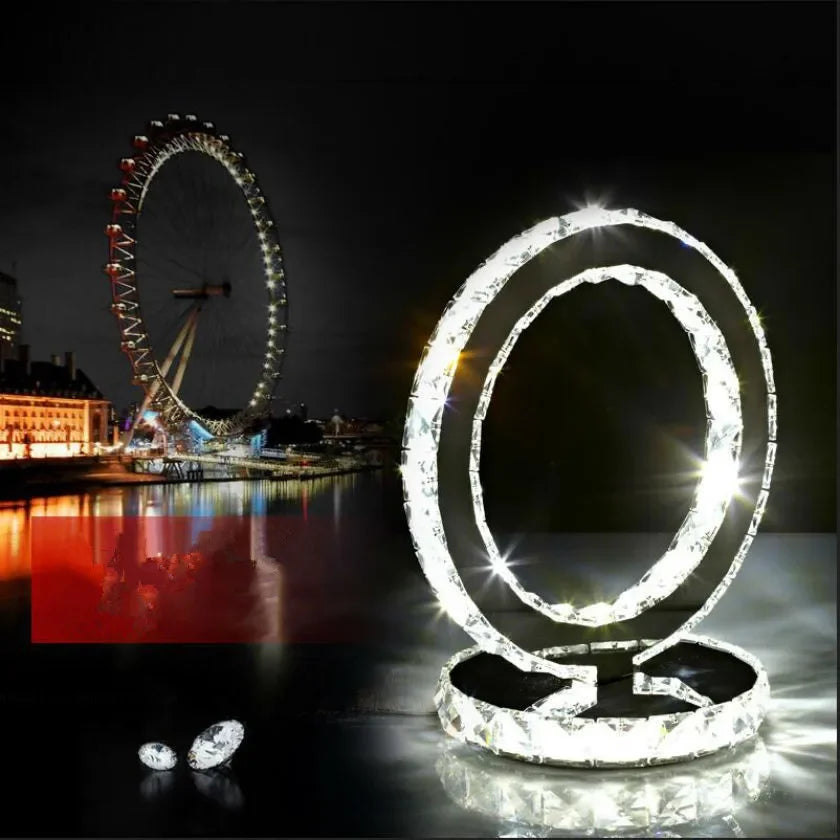 Junips | AmbientShine | Modern Crystal Table Lamp