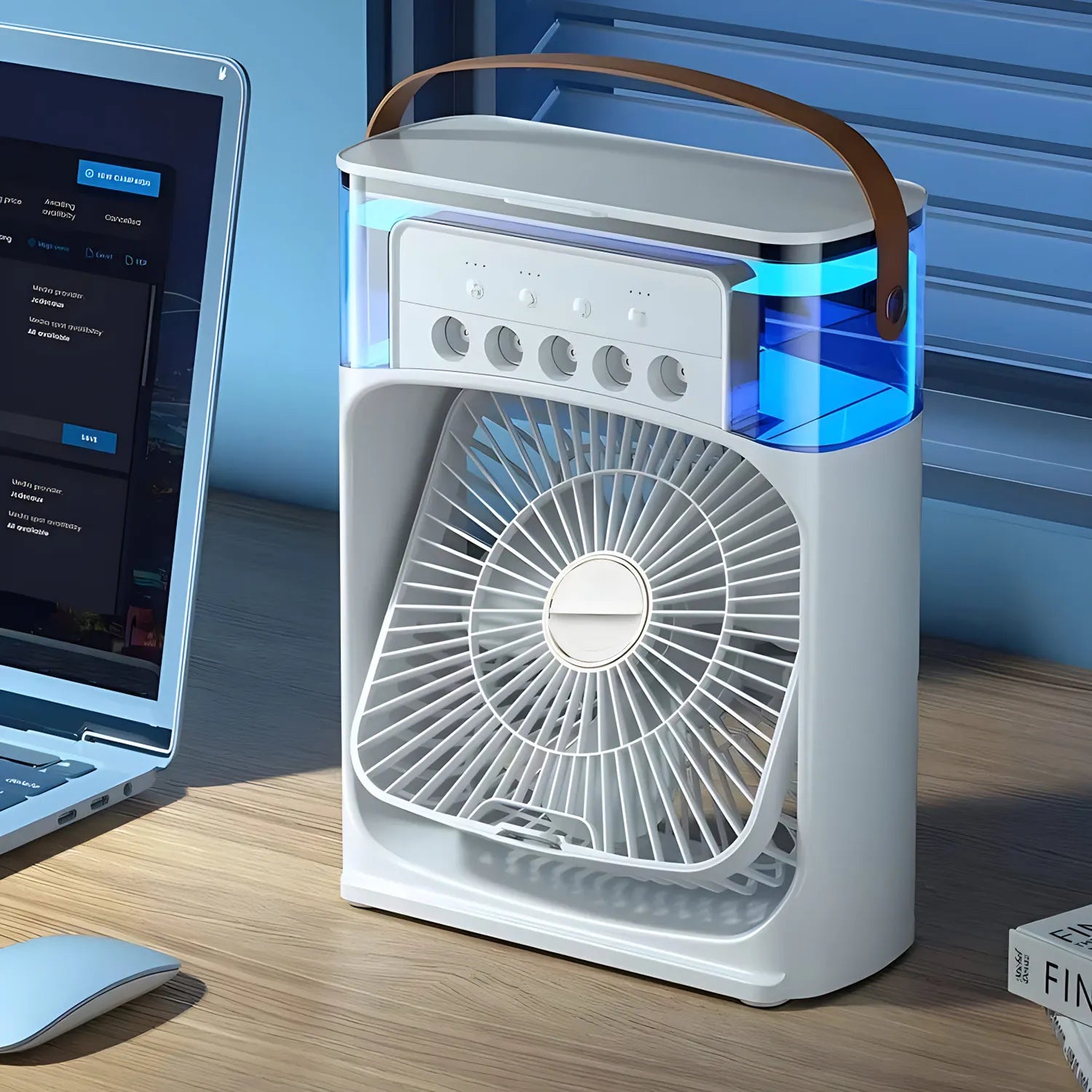 Junips | Air Cooler Fan with Night Light Feature