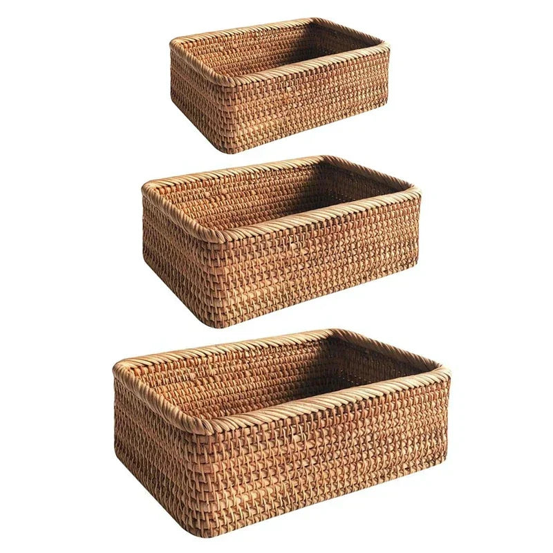 Junips | Handwoven Rattan Willow Basket for Storage