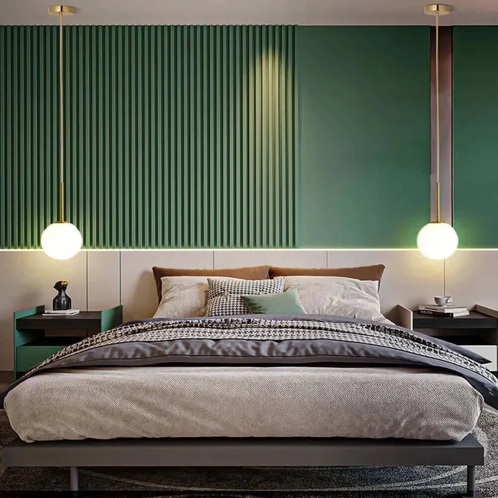 Junips | Mid-Century Modern Glass Ball Pendant Light
