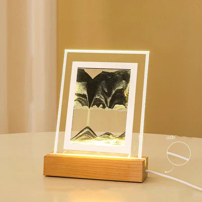 Junips | Sand Art LED Quicksand Artistic Table Lamp