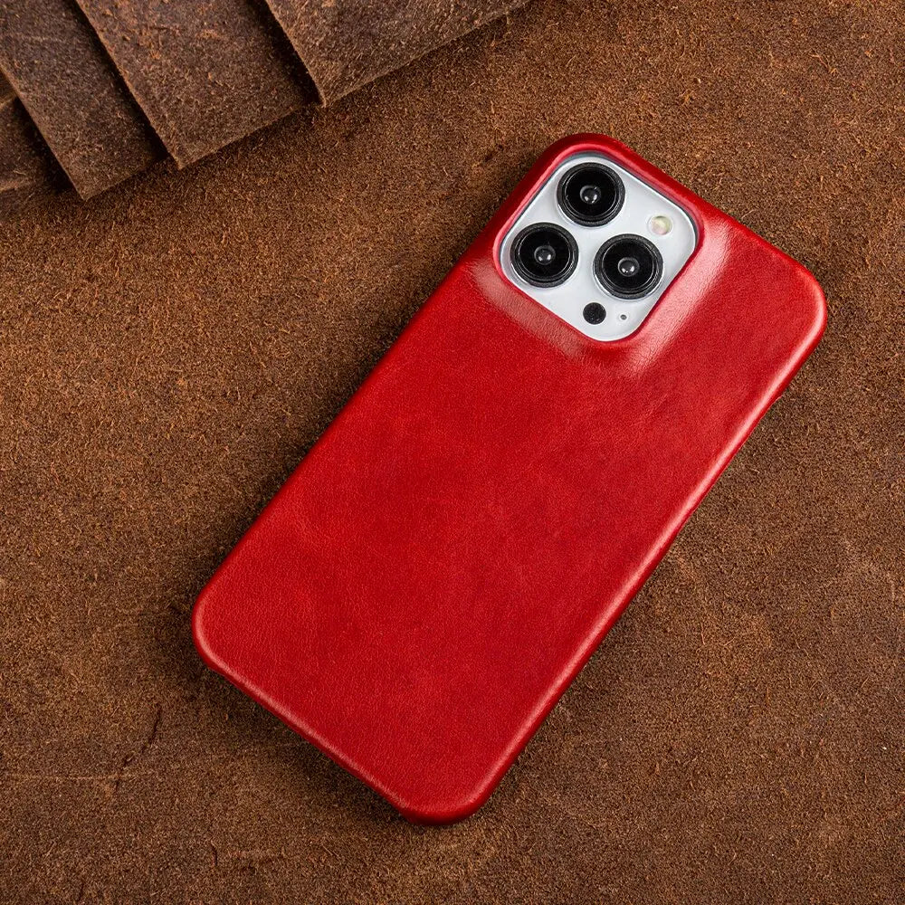 Junips | RoyalLeather: Luxurious, handmade case made of genuine cowhide leather for the iPhone