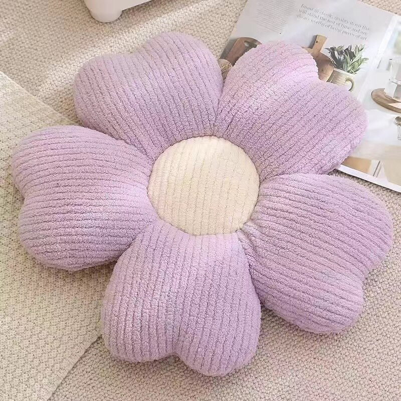 Junips | Fluffy Clover Flowers Pillow