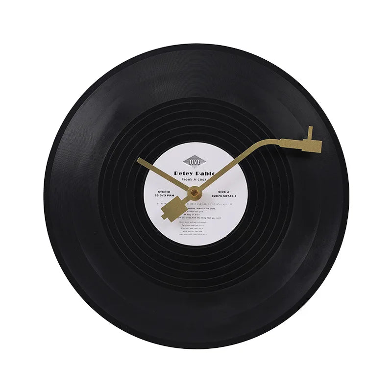 Junips | Musical Vinyl Record Wall Clock