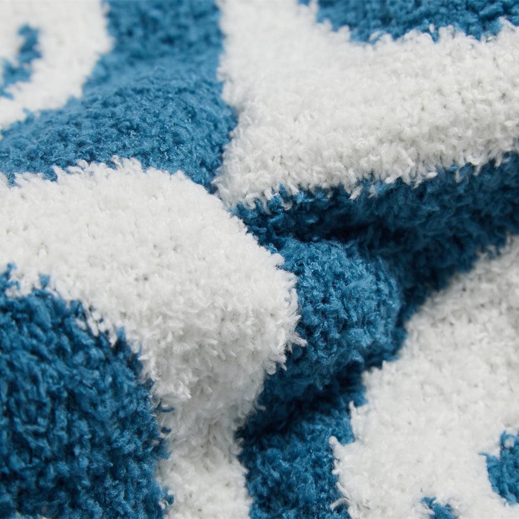 Junips | Smiley Checked Blanket