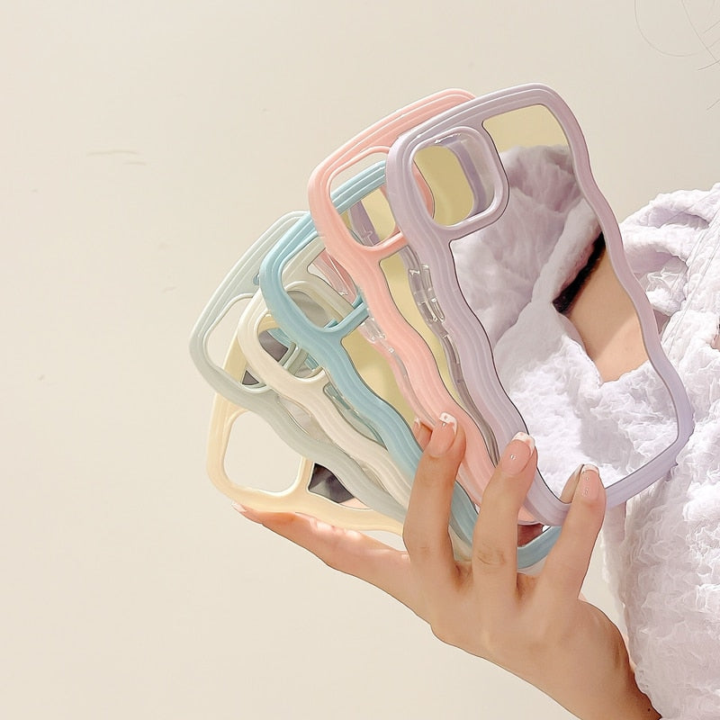 Junips | Wavy Makeup Mirror Phone Case