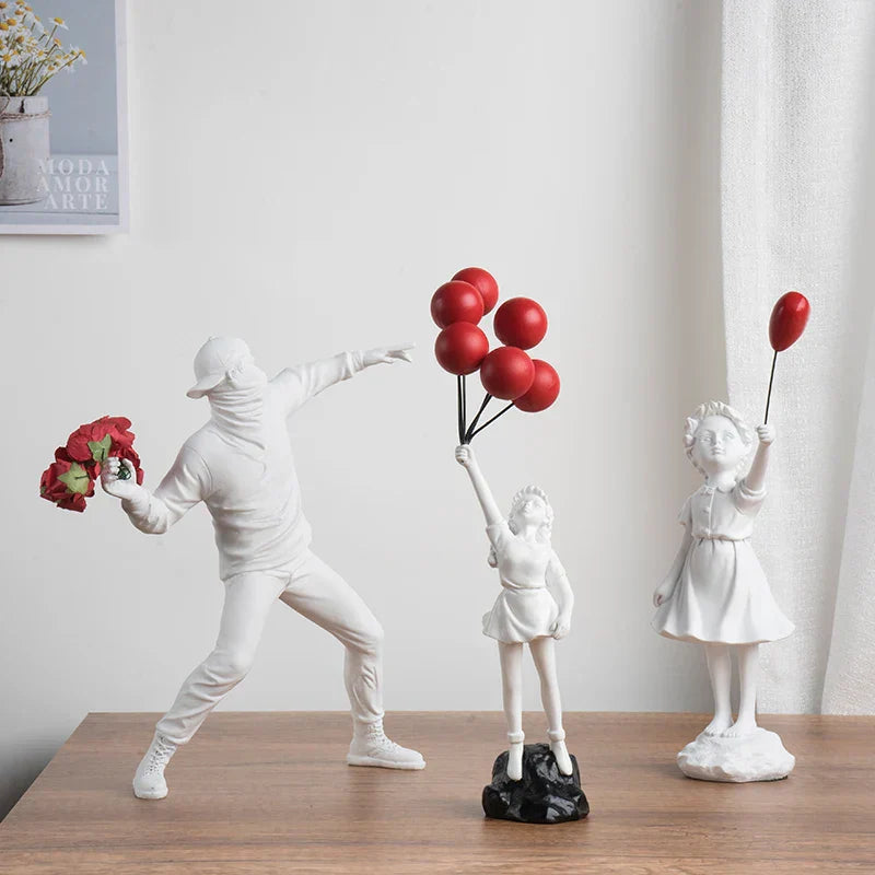 Junips | Banksy inspired sculpture collection