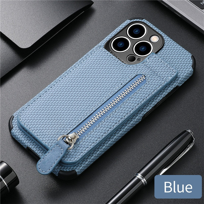 Junips | Zip Zip Elegance Wallet iPhone Case