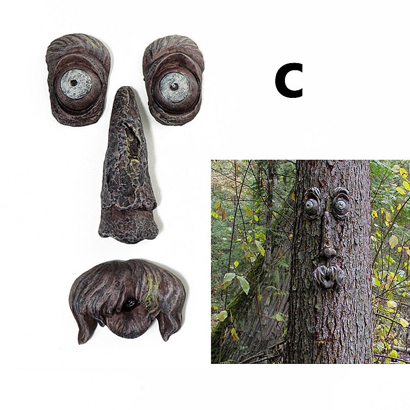 Junips | Eyes of Nature: Tree Face Bird Feeder Station