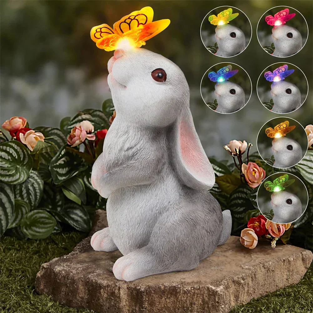 Junips | Butterfly and Flower Hare Garden Light