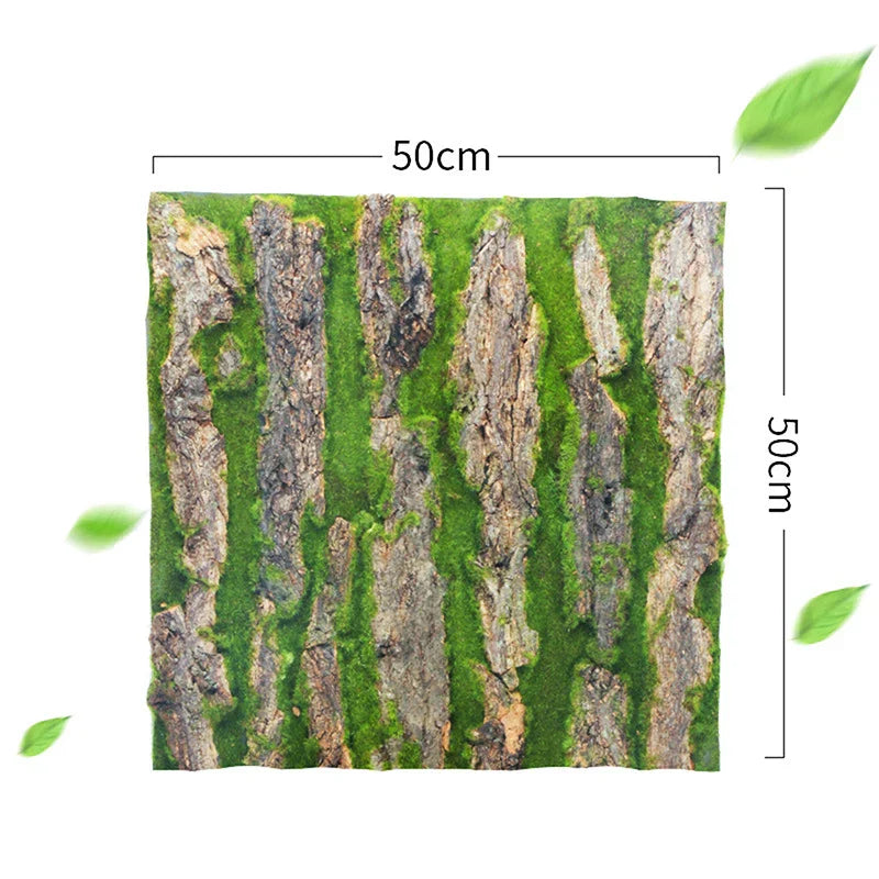 Junips | DIY Wall Decoration Green Plant Bark