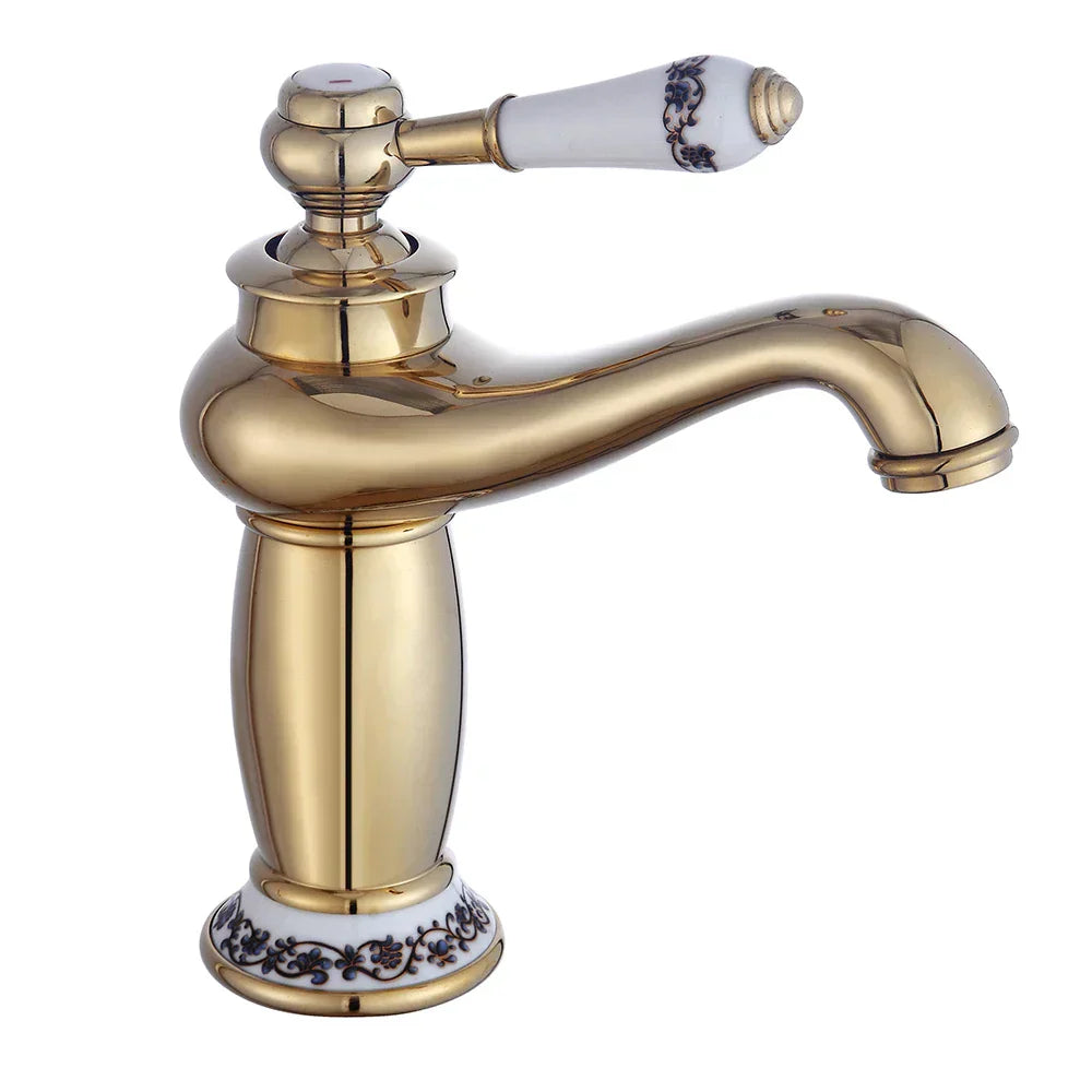 Junips | GoldArt | Vintage-style faucet for your bathroom