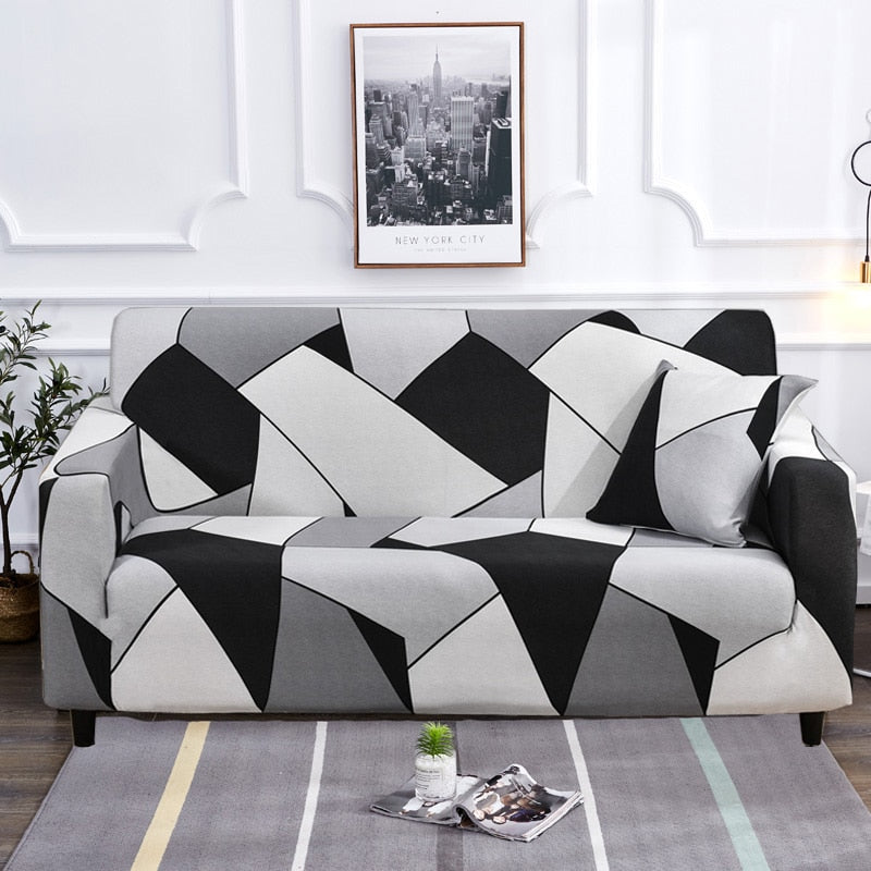 Junips | Modern Non-slip Colorful Elastic Sofa Cover