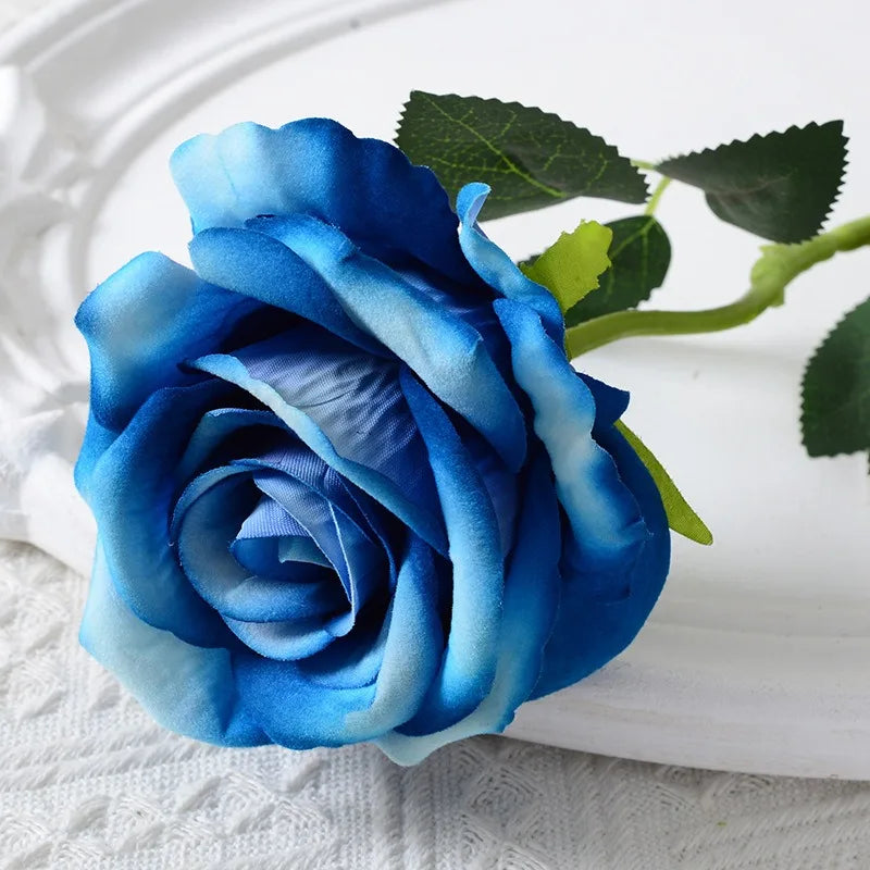 Junips | 20 pieces Realistic Velvet Silk Rose Bouquet