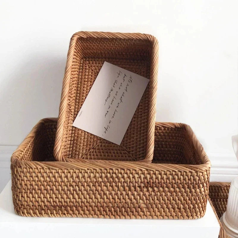 Junips | Handwoven Rattan Willow Basket for Storage