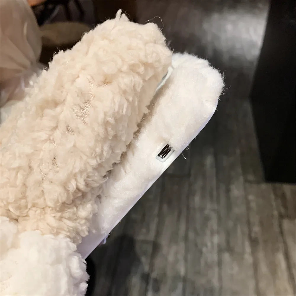 Junips | Fluffy Fur iPhone Case Glove