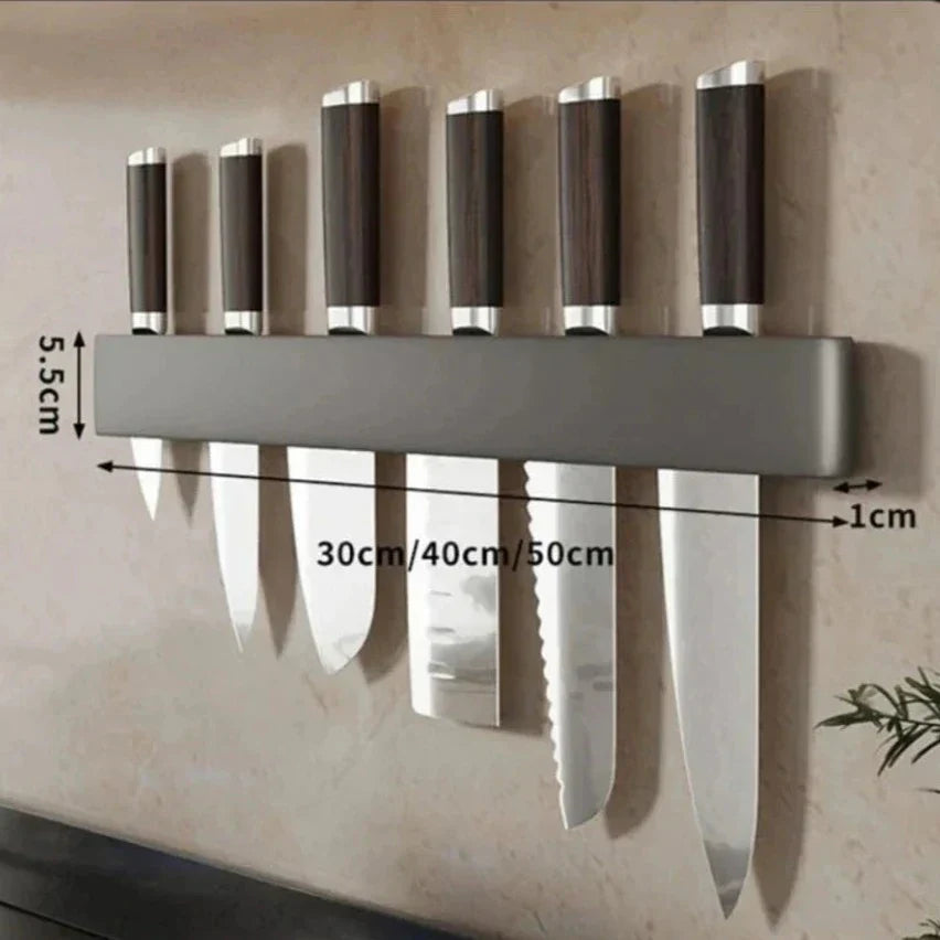 Junips | Knife holder - Knifey - Stainless steel - Multi-function shelf