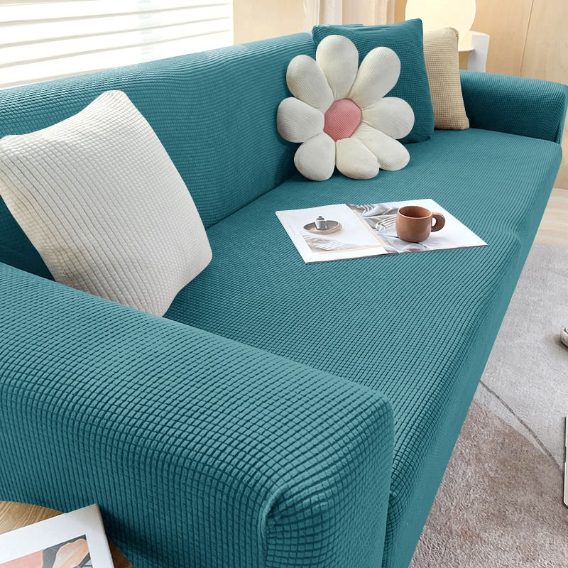 Junips | FlexiCover Elastic Sofa Cover – Protection Cover for Corner Sofas and Standard Sofas