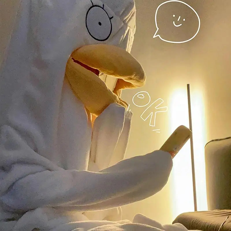 Junips | Confused Duck Warm Adult Pajama Costume