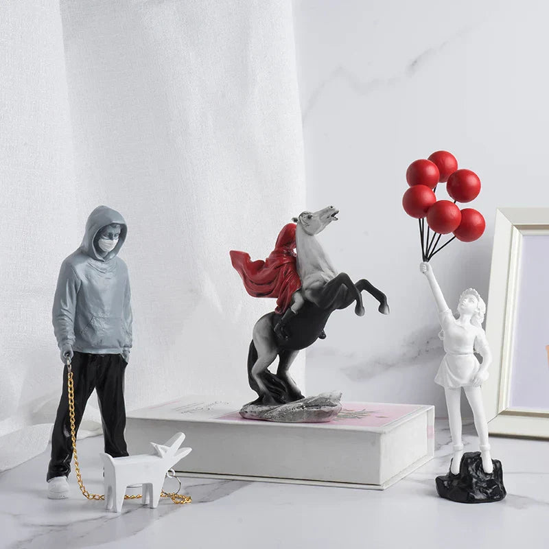Junips | Banksy inspired sculpture collection