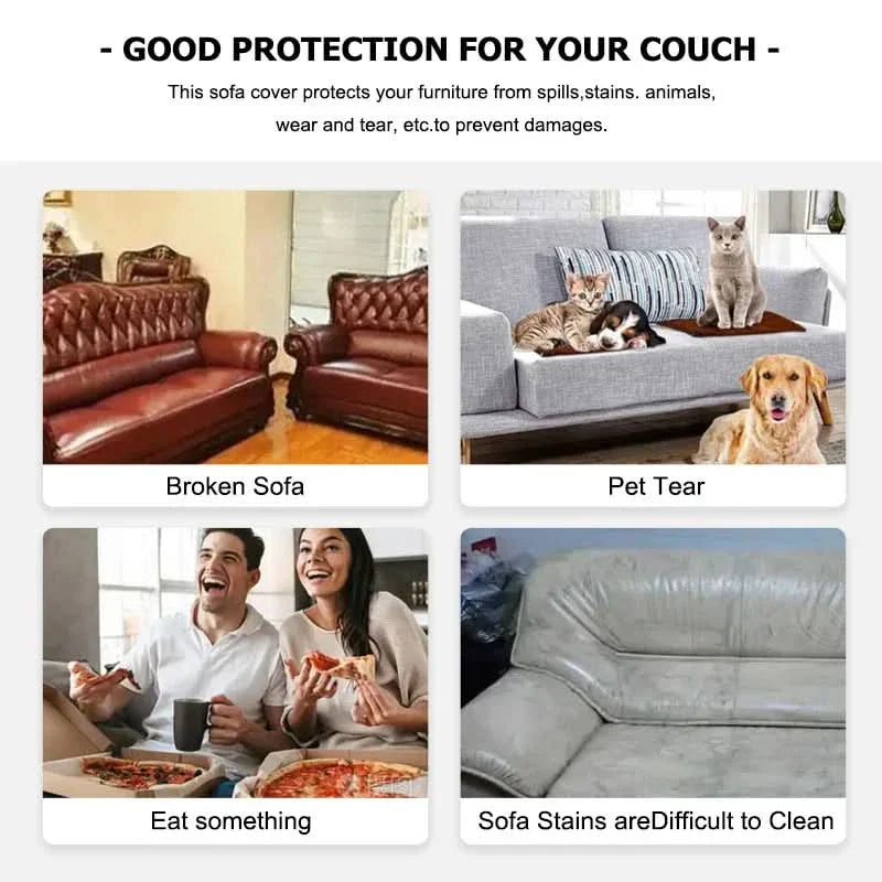 Junips | CushionWrap - Elastic, non-slip sofa covers