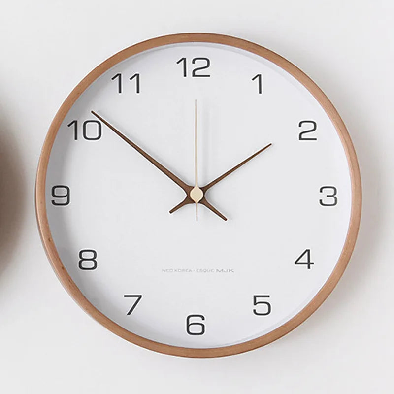Junips | TranscendTime | Wall clock made of wood and glass