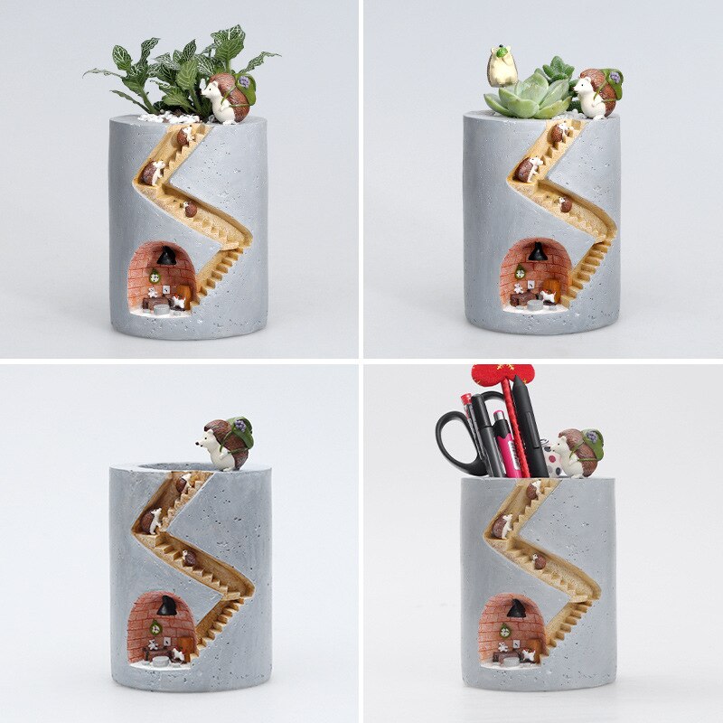 Junips | Fantastic Fusion: Unique Artistic Resin Flower Pots