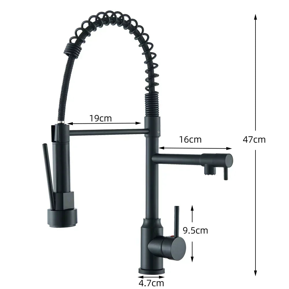 Junips | SpringFlow – Kitchen faucet with dual outlet