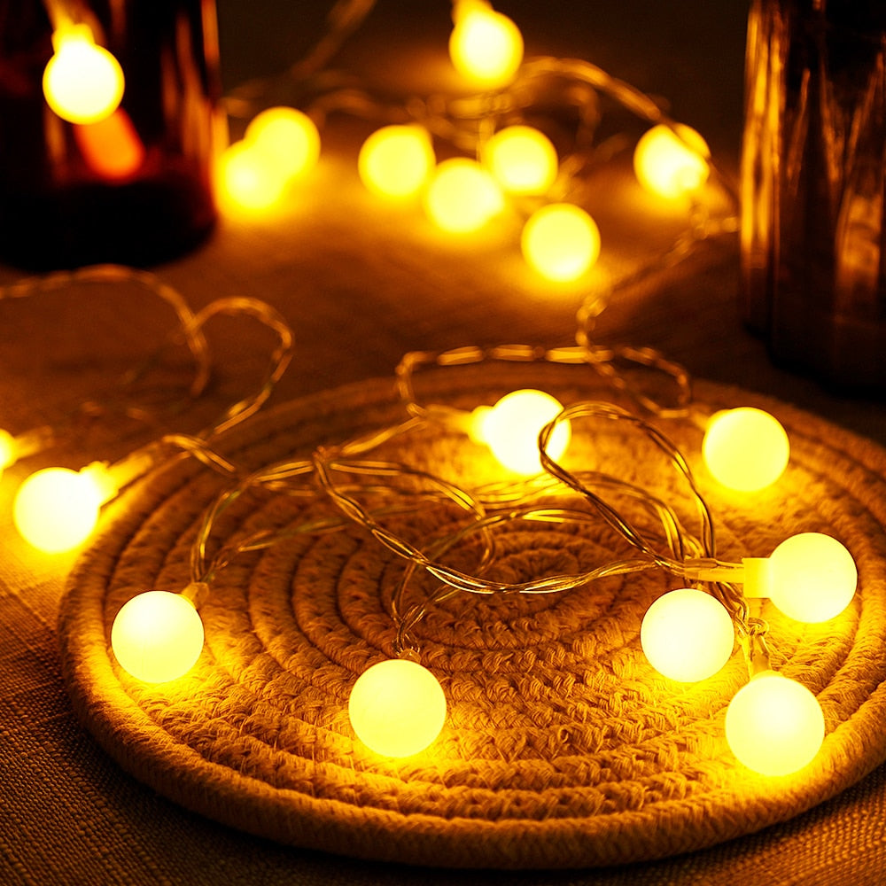 Junips | LED Fairy Bubble String Lights Festive Lights