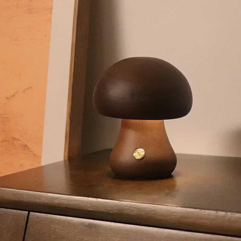 Junips | GlowMush Touch Lamp: Soft Light Decorative LED Table Lamp for Bedroom & Children's Room Ambience