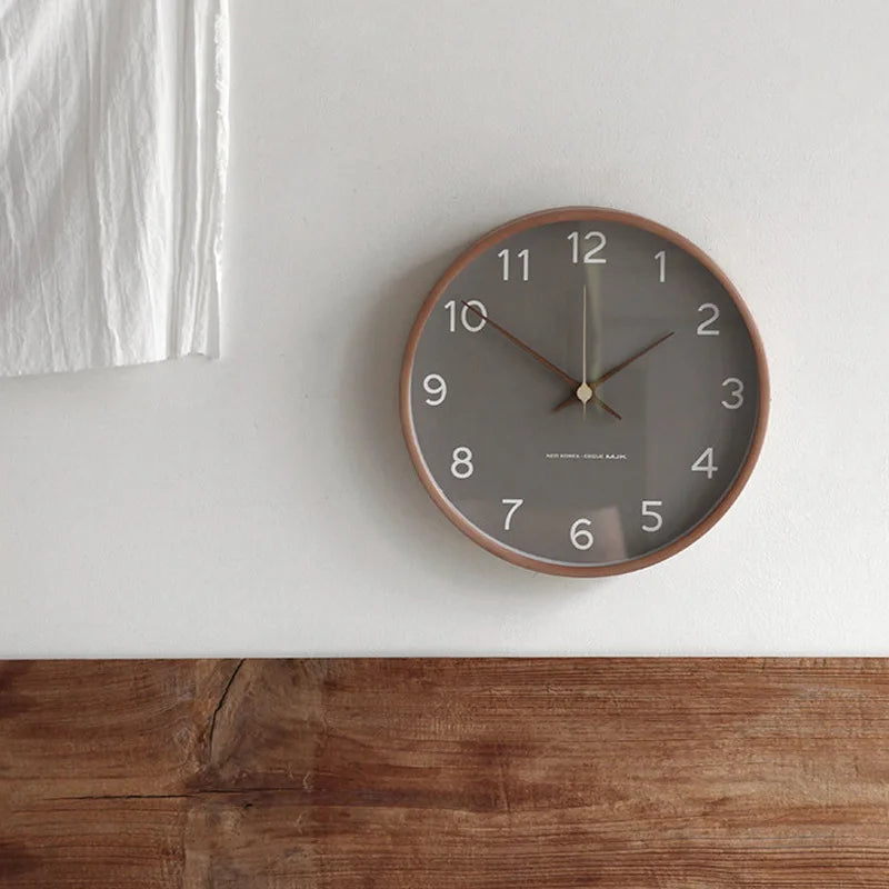 Junips | TranscendTime | Wall clock made of wood and glass